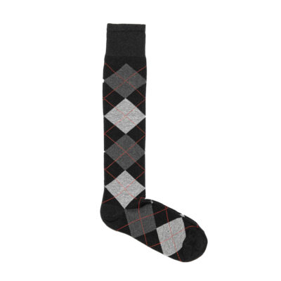 Calza uomo Rombi Nero