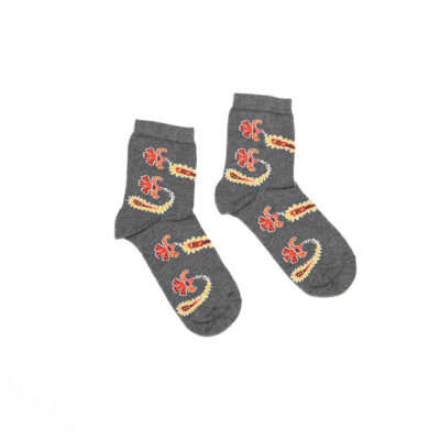 Calza donna Paisley Grigio