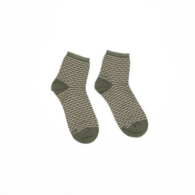 Calza donna Anelli Verde Oro