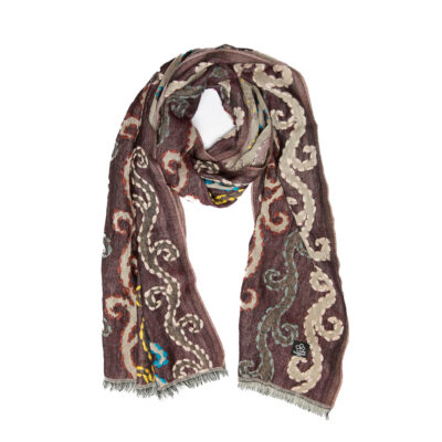 Sciarpa Eolo Bordeaux
