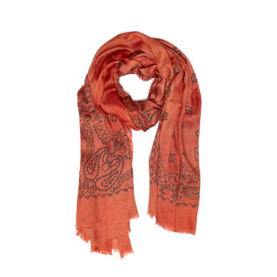 Sciarpa Bandana Red Orange