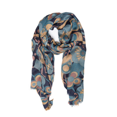 Sciarpa Tormalina Blue