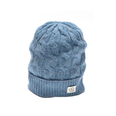 Cappello Treccia Light Blue
