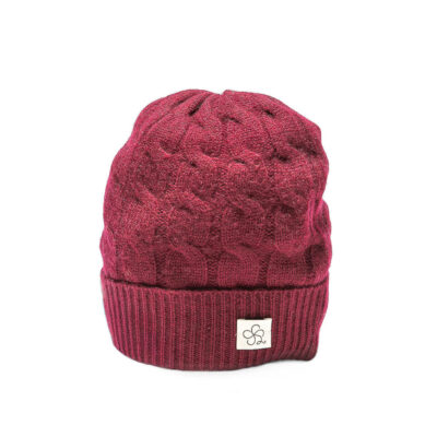 Cappello Treccia Rouge Noir