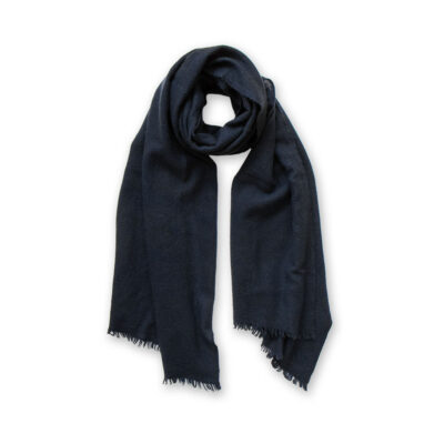 Scialle Clelia cashmere Blue Navy