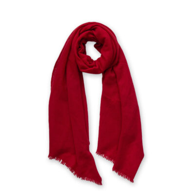 Scialle Clelia cashmere Rosso